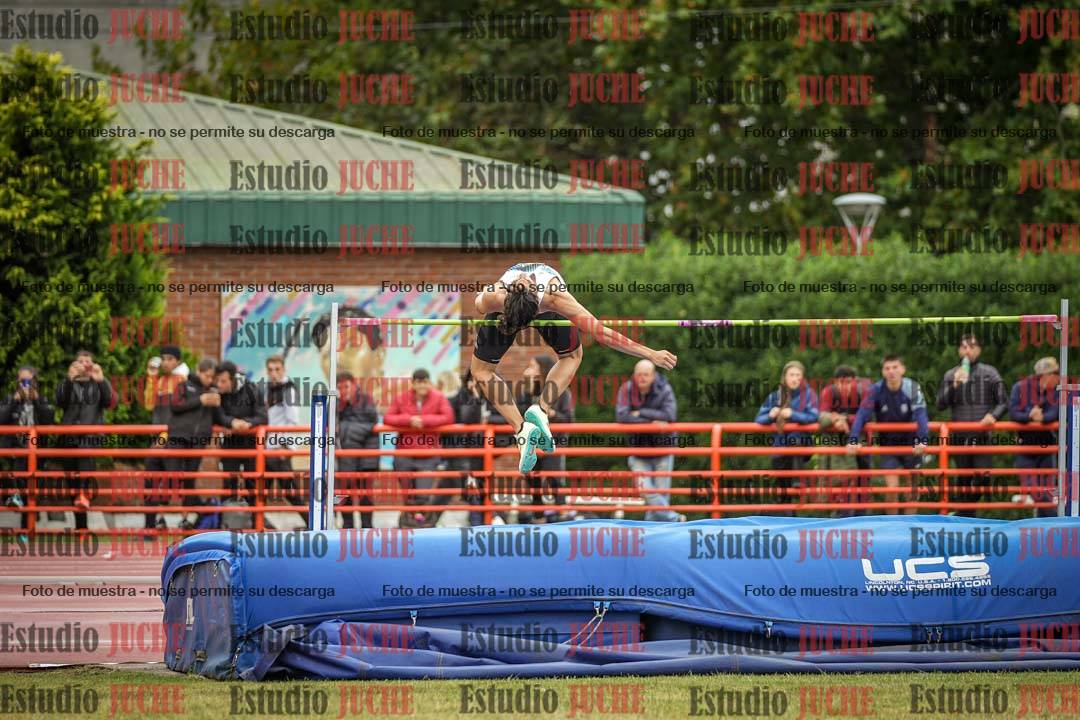 Fotos del salto en alto de varones