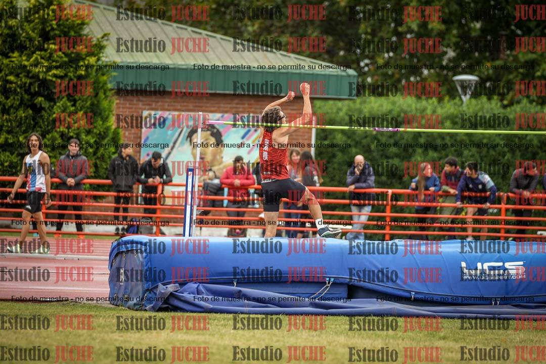 Fotos del salto en alto de varones