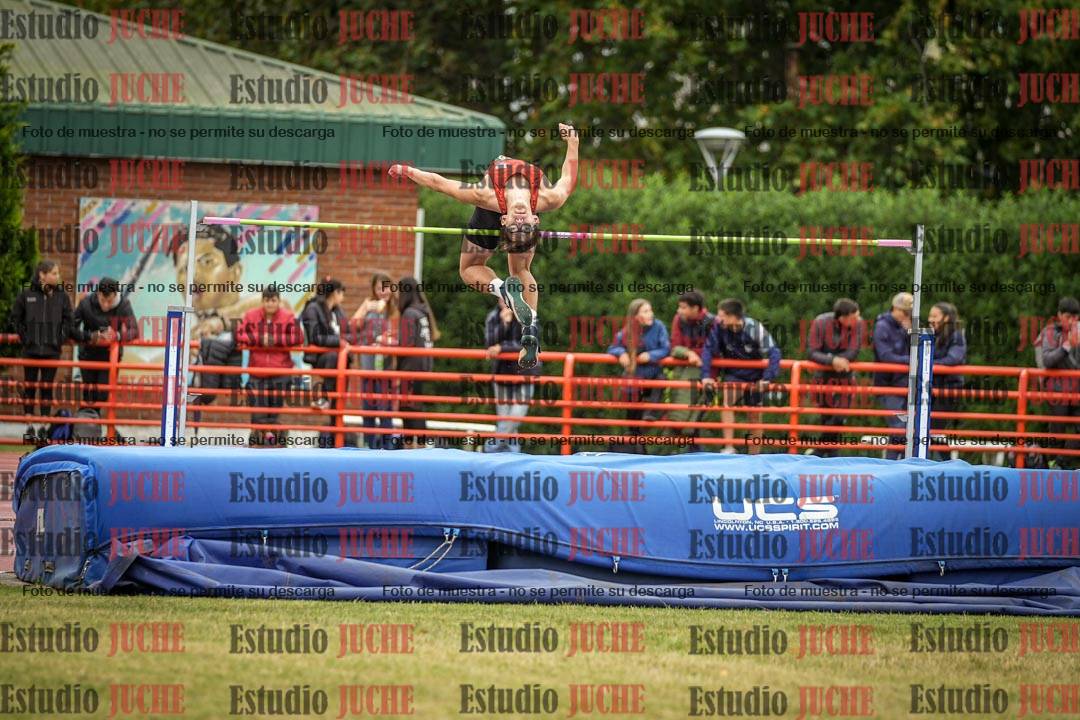 Fotos del salto en alto de varones