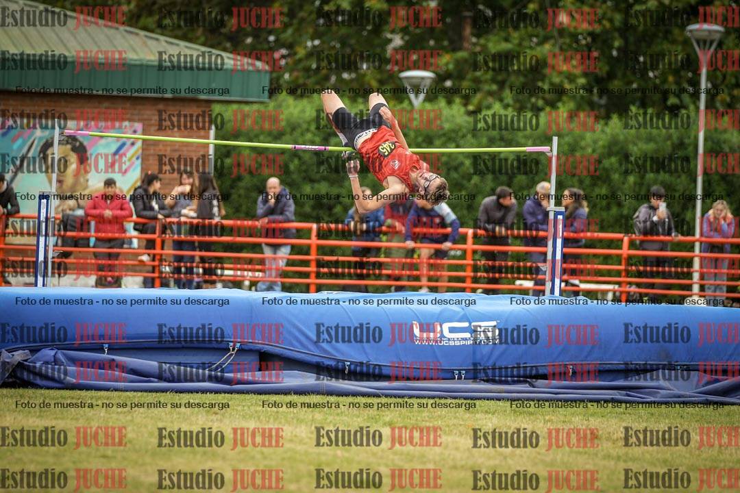 Fotos del salto en alto de varones