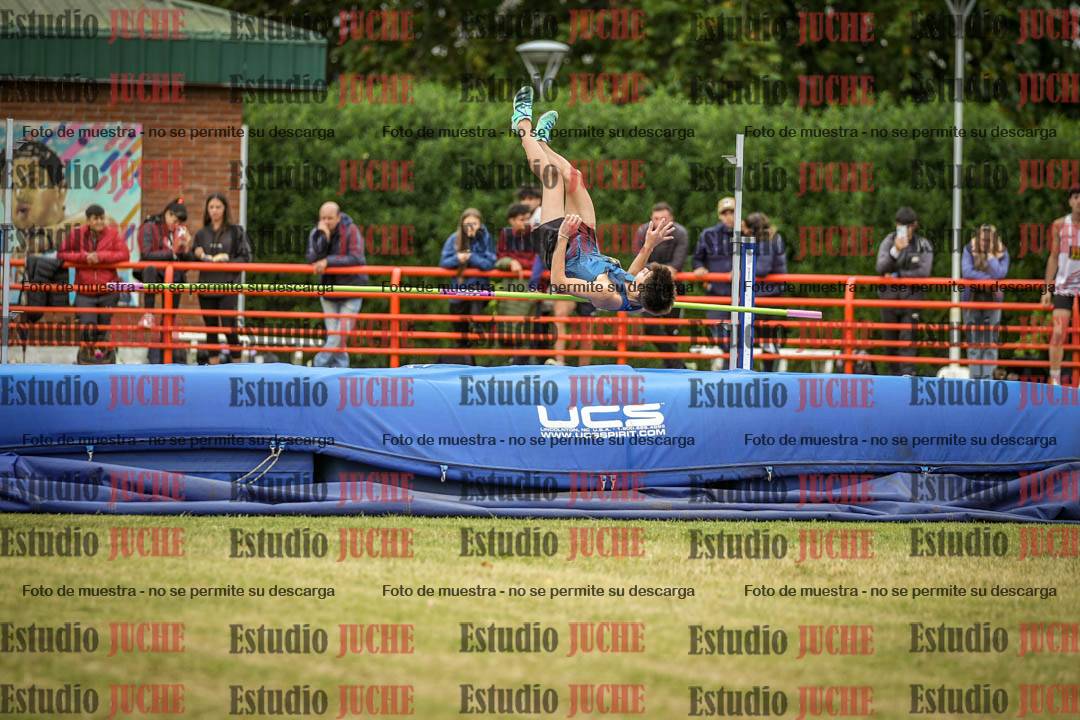 Fotos del salto en alto de varones