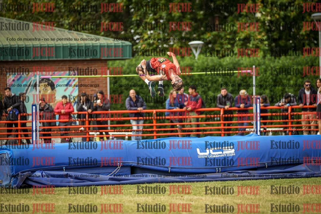 Fotos del salto en alto de varones