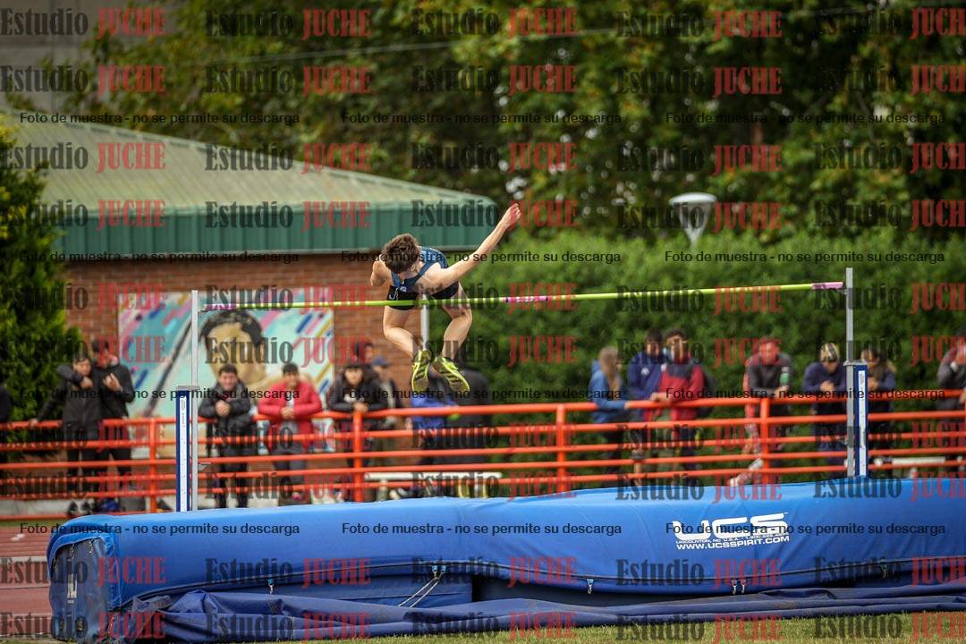 Fotos del salto en alto de varones