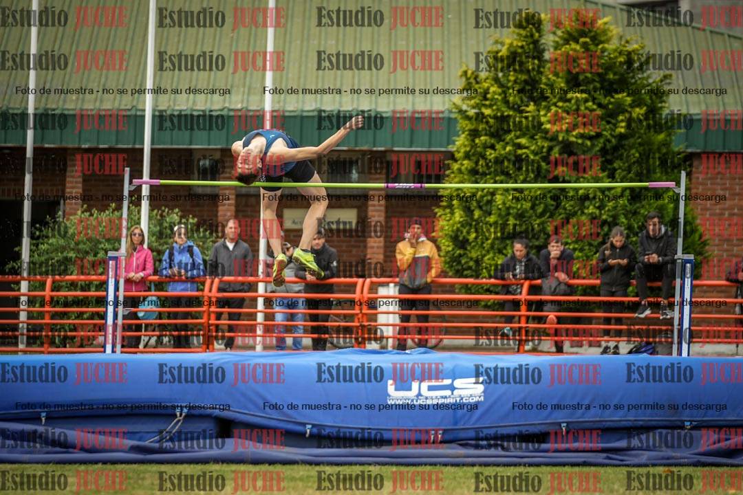 Fotos del salto en alto de varones