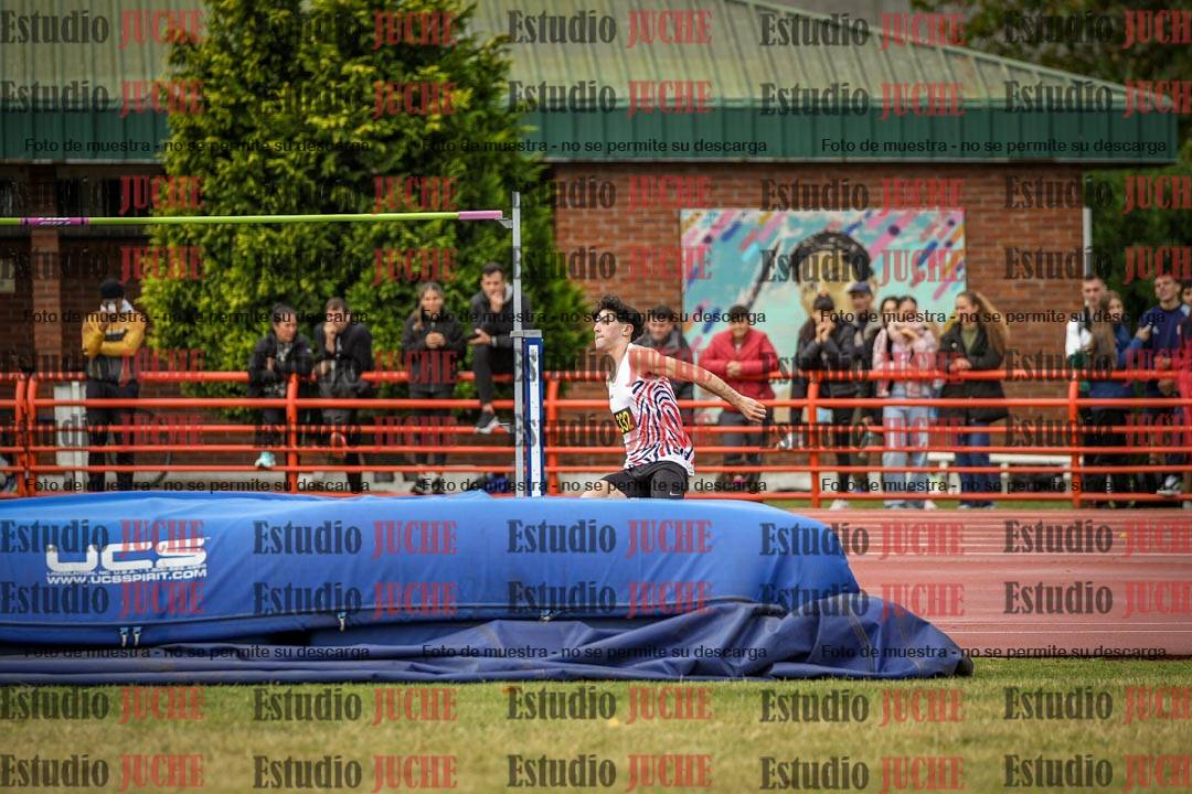 Fotos del salto en alto de varones
