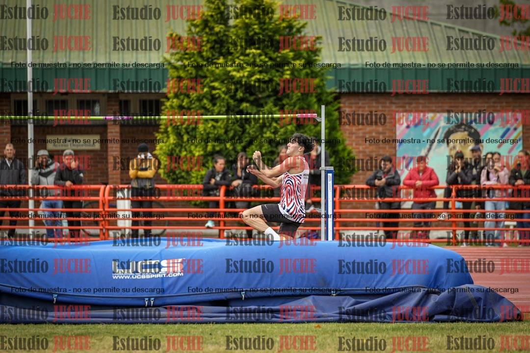 Fotos del salto en alto de varones