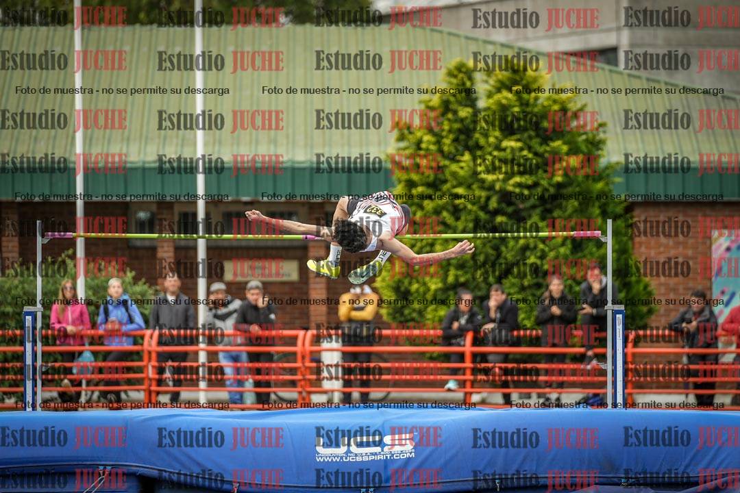 Fotos del salto en alto de varones