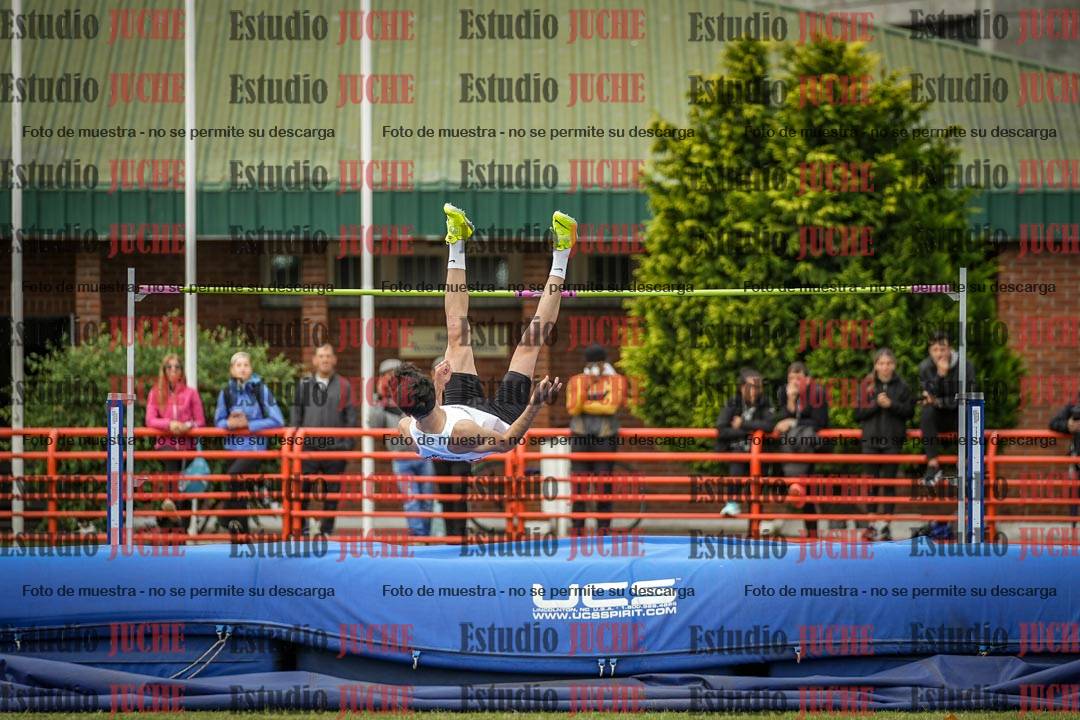 Fotos del salto en alto de varones