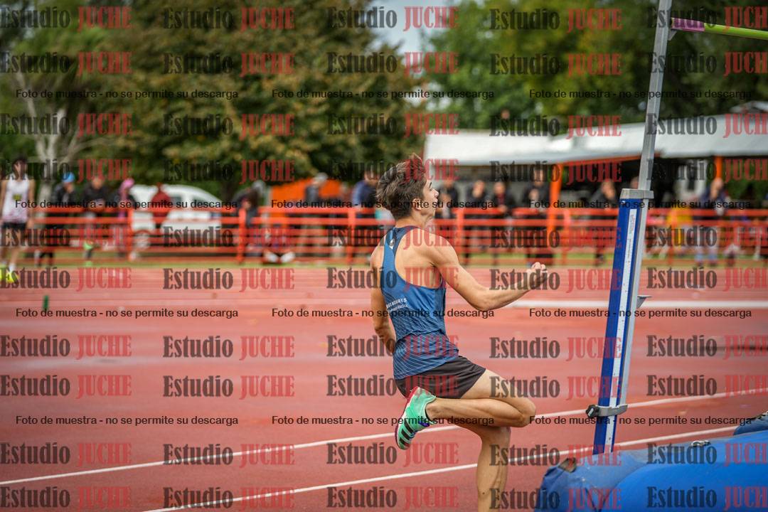 Fotos del salto en alto de varones