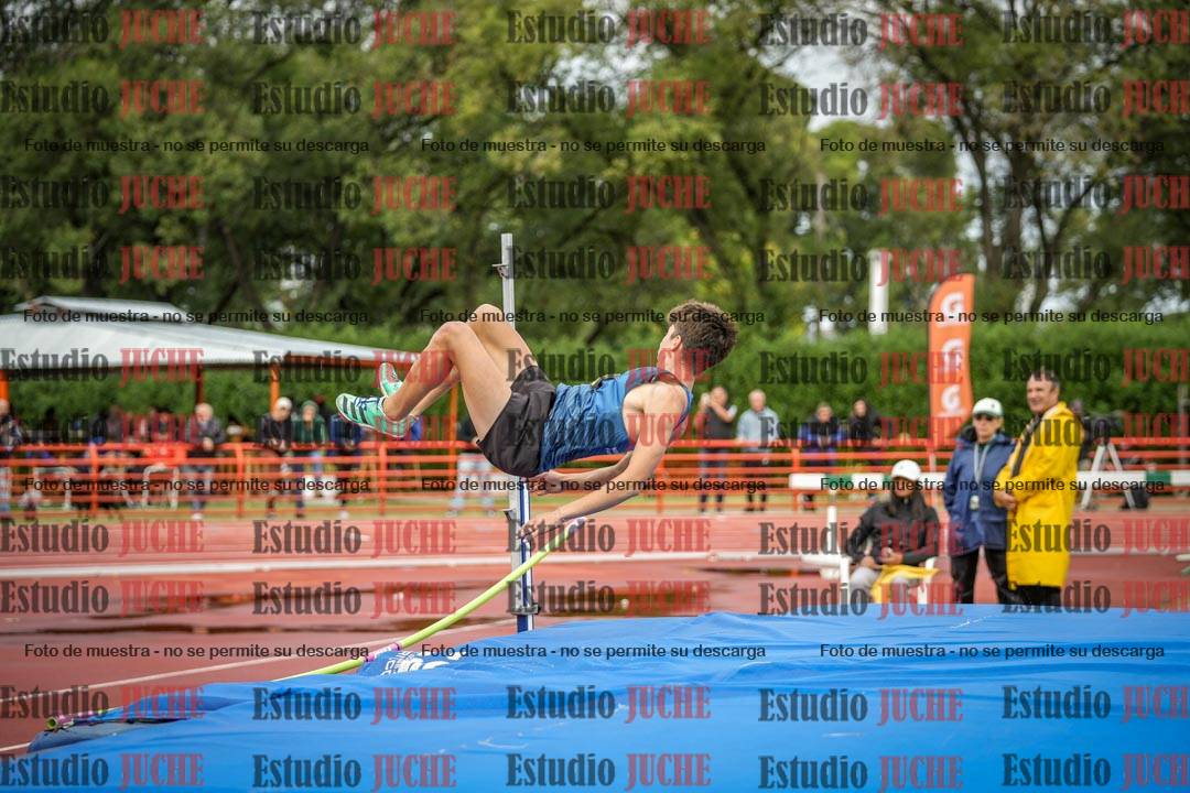 Fotos del salto en alto de varones