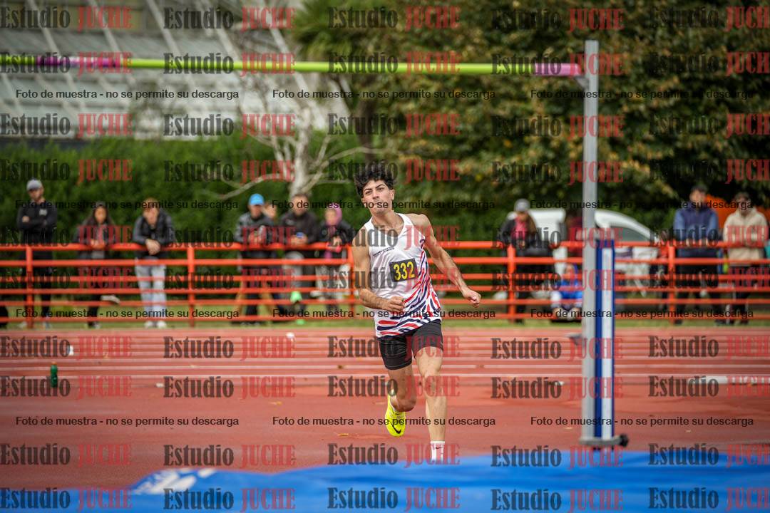 Fotos del salto en alto de varones