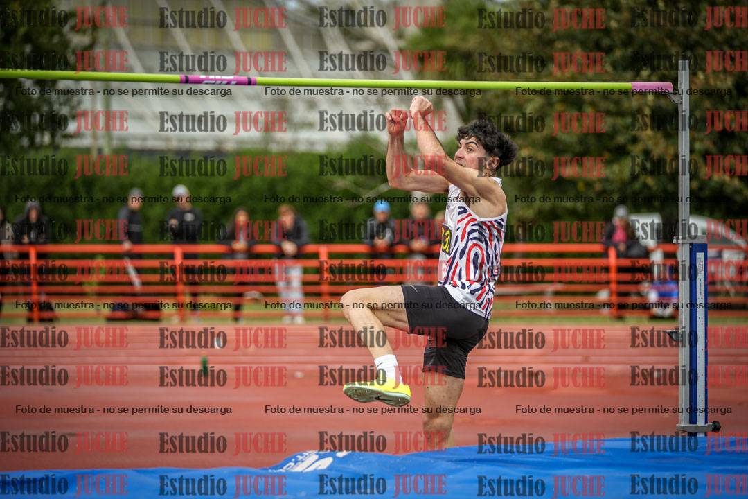 Fotos del salto en alto de varones