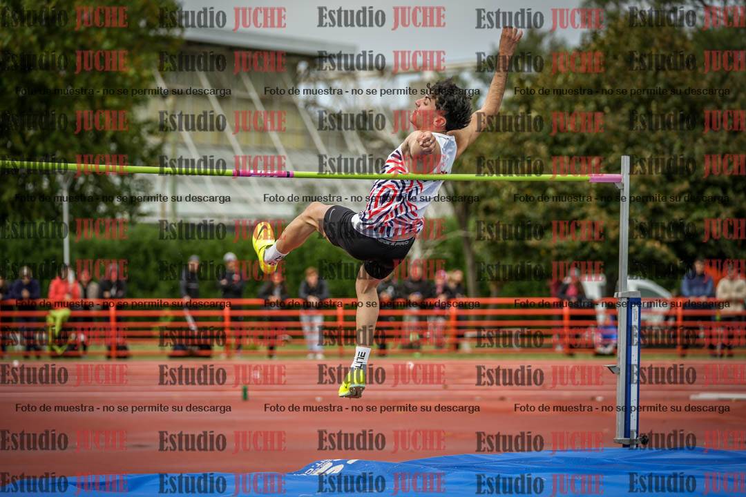 Fotos del salto en alto de varones