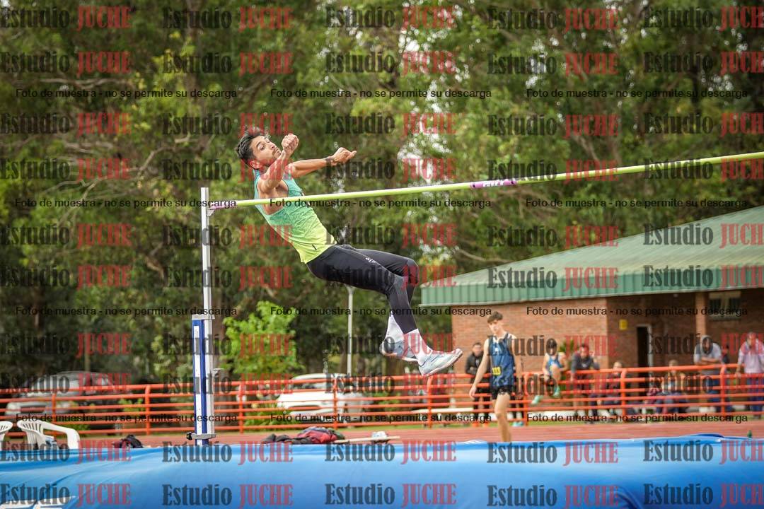 Fotos del salto en alto de varones