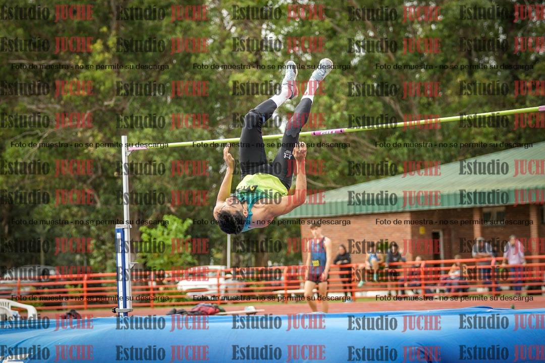 Fotos del salto en alto de varones