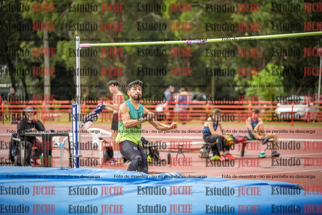 Fotos del salto en alto de varones