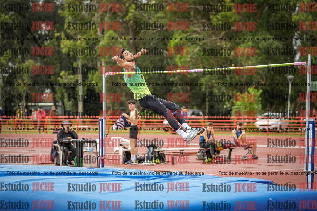 Fotos del salto en alto de varones