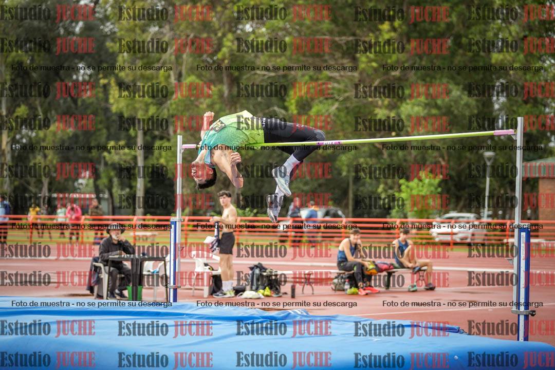 Fotos del salto en alto de varones