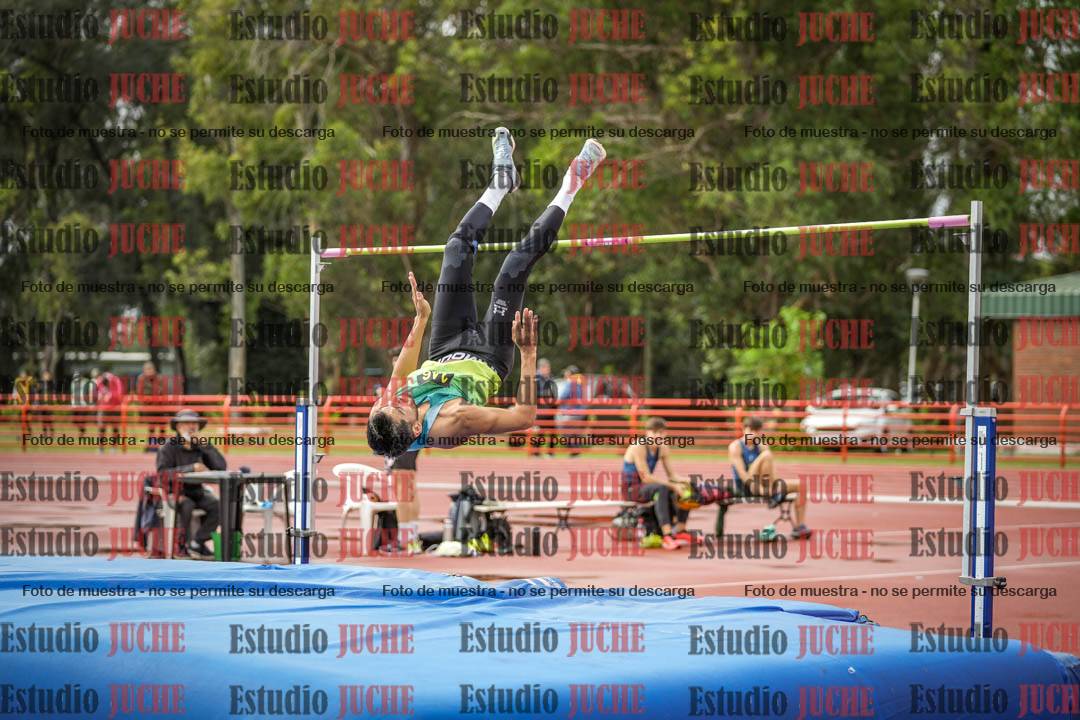 Fotos del salto en alto de varones