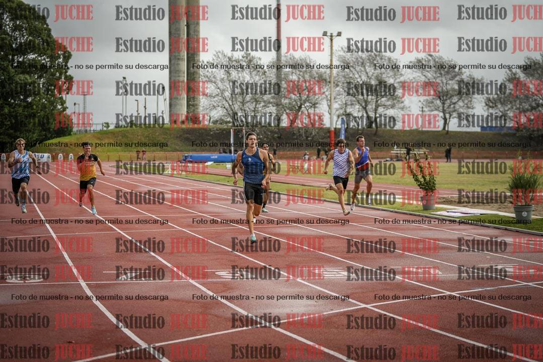 Fotos de los 200 m llanos de varones - FINAL