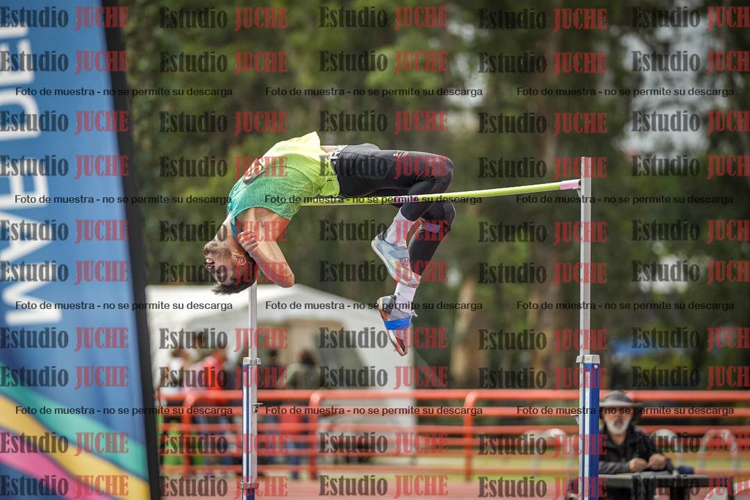 Fotos del salto en alto de varones