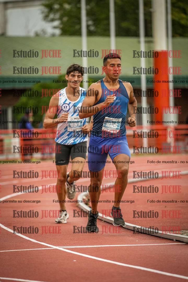 Fotos de los 1500 m llanos de varones - decatlón 10