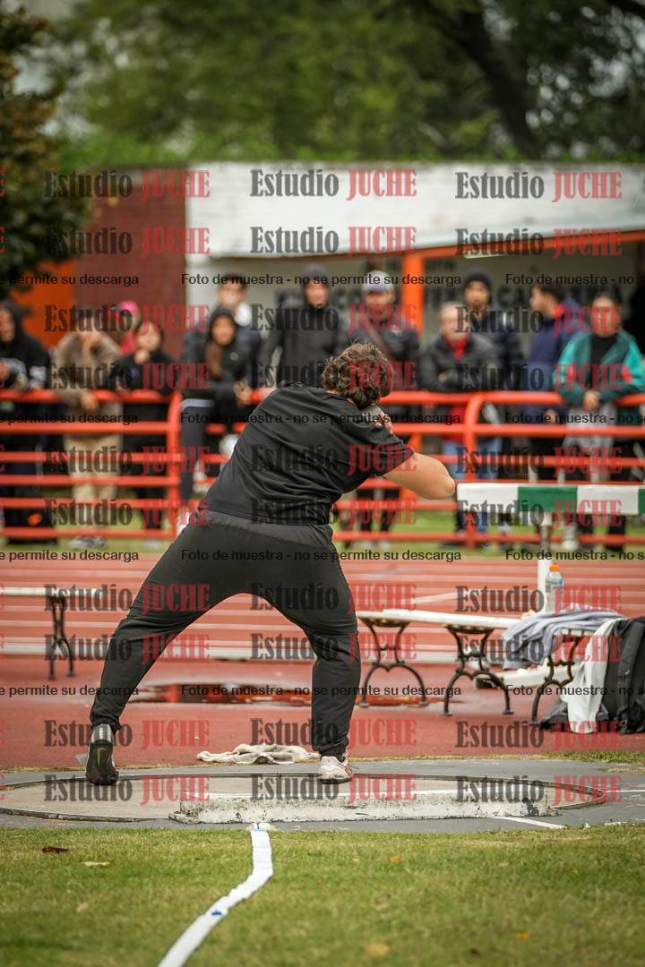 Fotos del lanzamiento de bala de varones