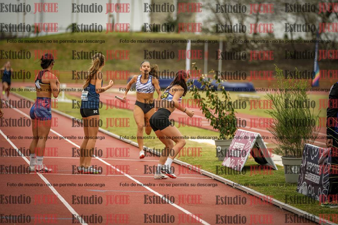Fotos de las postas 4x400 m llanos de mujeres