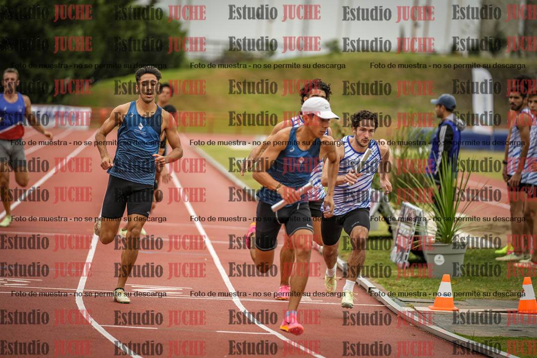 Fotos de las postas 4x400 m llanos de varones