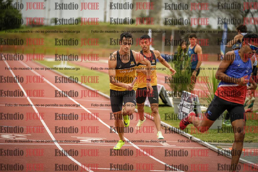 Fotos de las postas 4x400 m llanos de varones