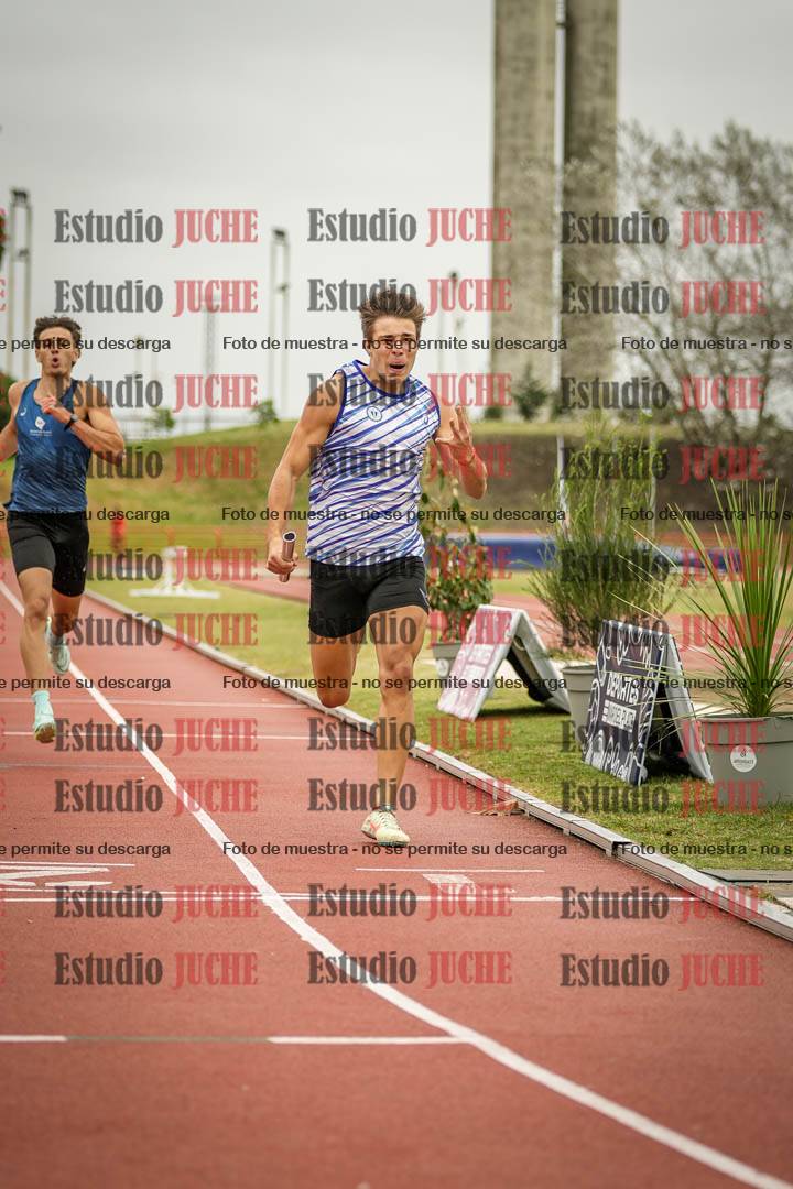 Fotos de las postas 4x400 m llanos de varones