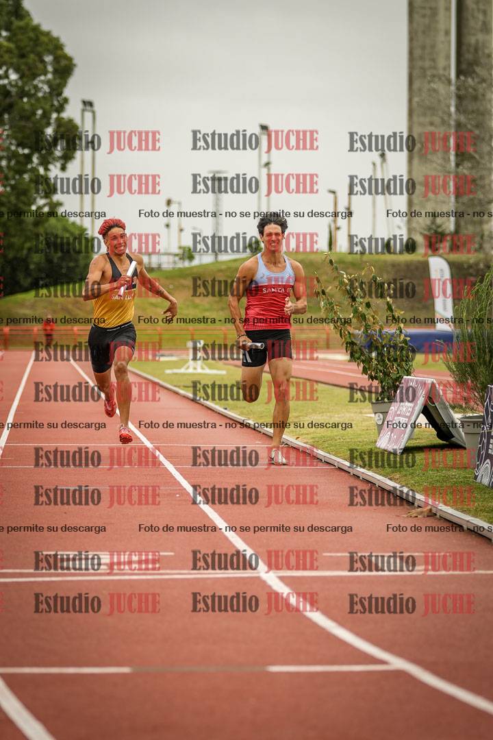 Fotos de las postas 4x400 m llanos de varones