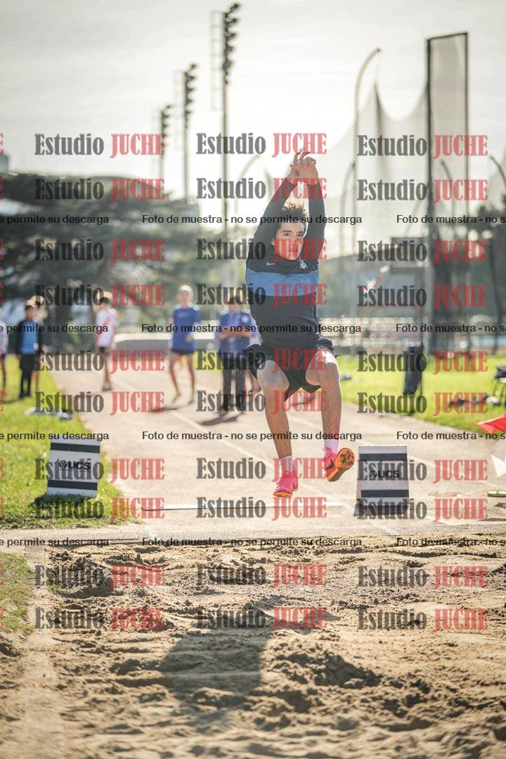 Fotos del salto en largo varones - U14