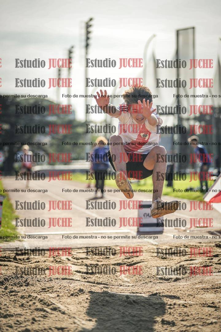 Fotos del salto en largo varones - U14