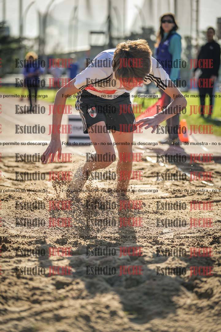 Fotos del salto en largo varones - U14