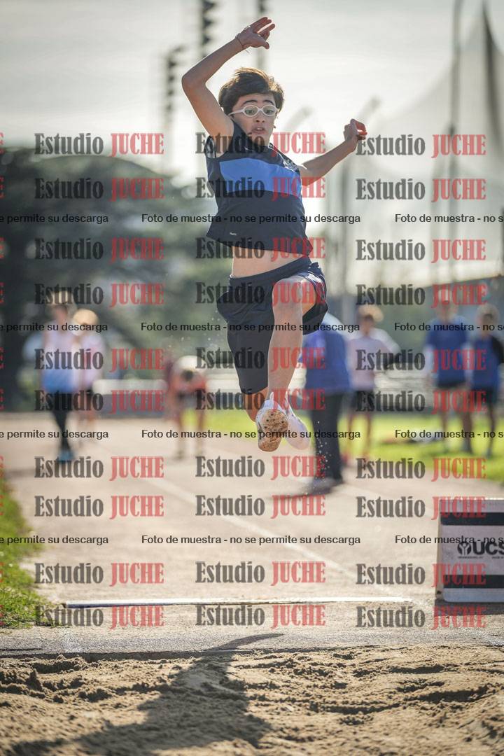 Fotos del salto en largo varones - U14