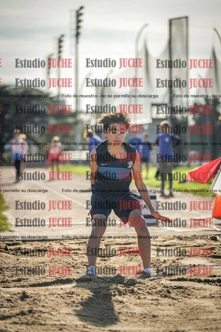 Fotos del salto en largo varones - U14