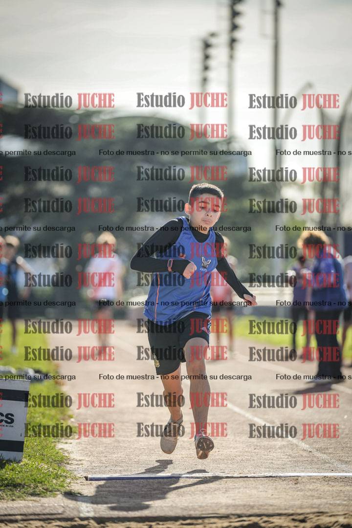 Fotos del salto en largo varones - U14