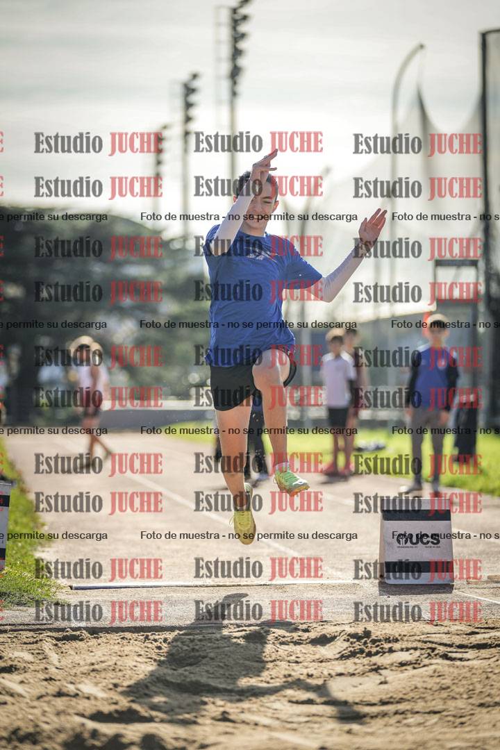 Fotos del salto en largo varones - U14