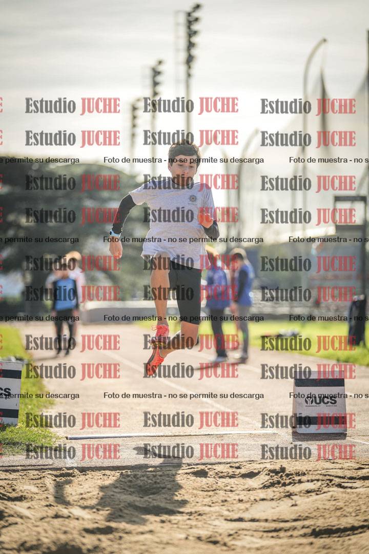 Fotos del salto en largo varones - U14