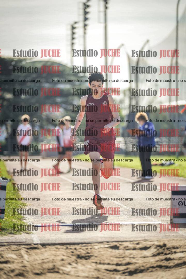 Fotos del salto en largo varones - U14