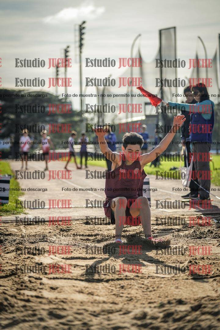 Fotos del salto en largo varones - U14