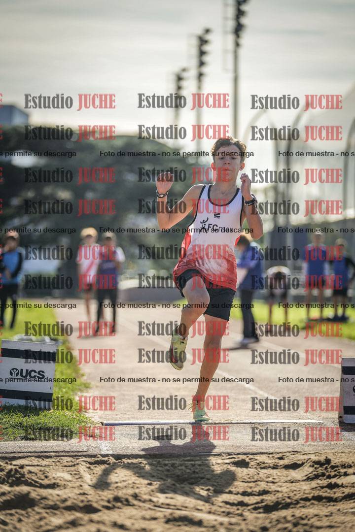 Fotos del salto en largo varones - U14