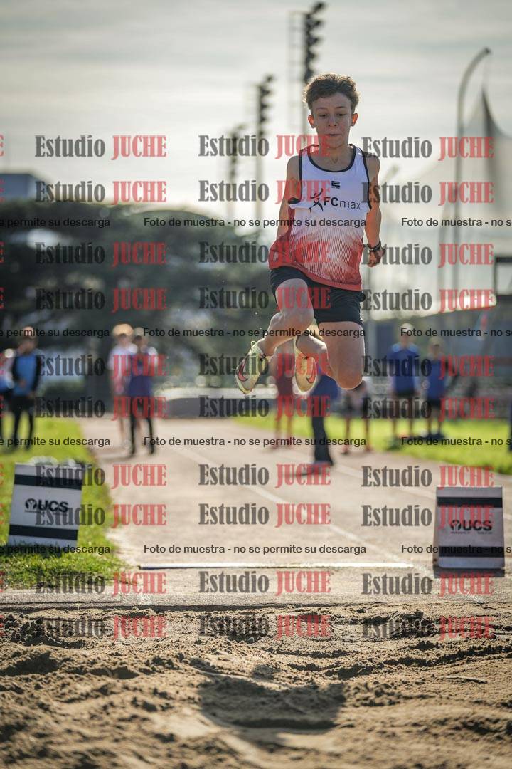 Fotos del salto en largo varones - U14