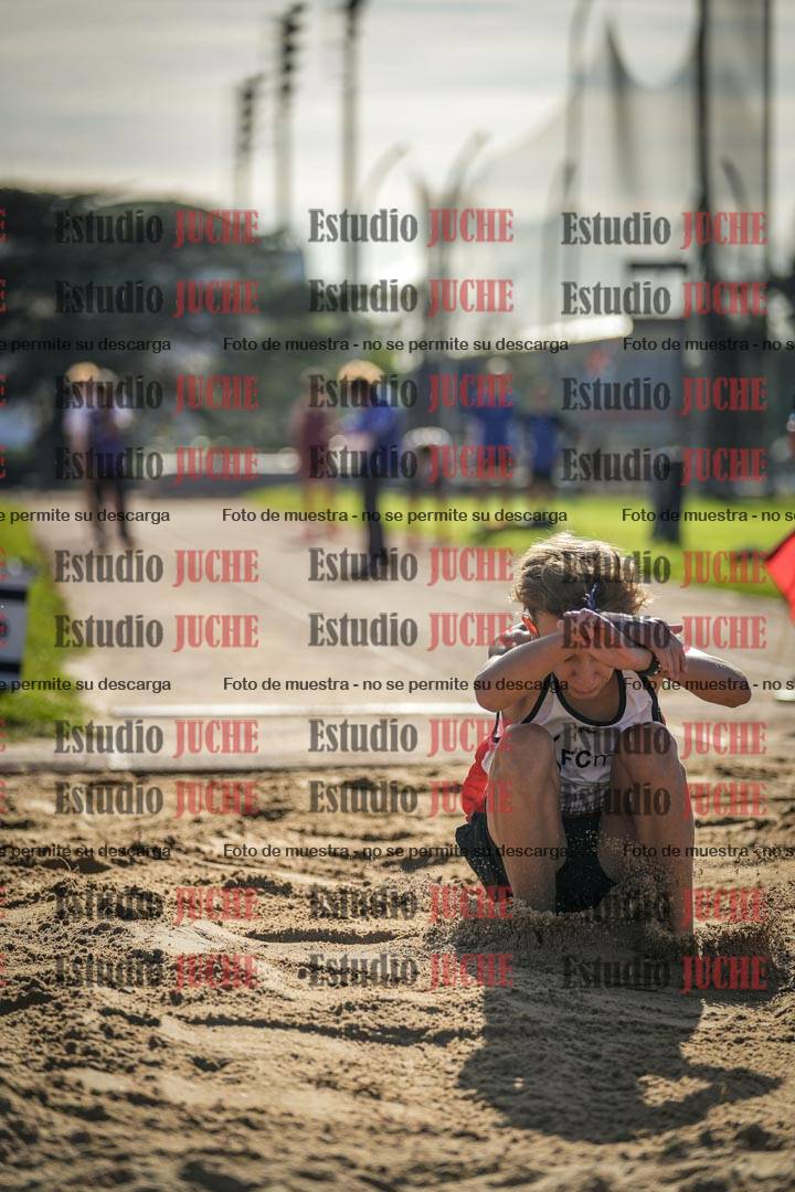 Fotos del salto en largo varones - U14