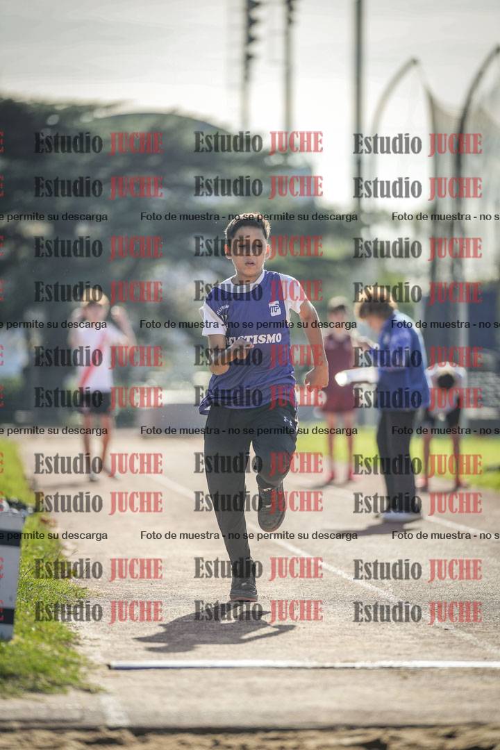 Fotos del salto en largo varones - U14