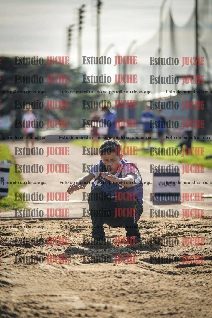 Fotos del salto en largo varones - U14