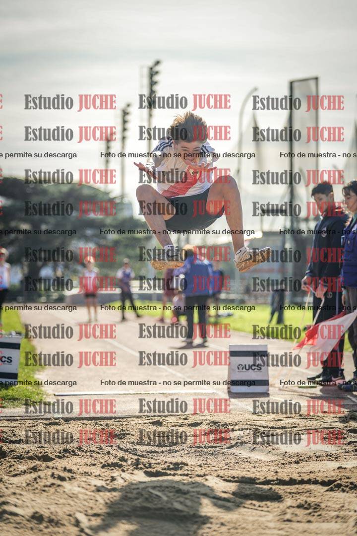 Fotos del salto en largo varones - U14