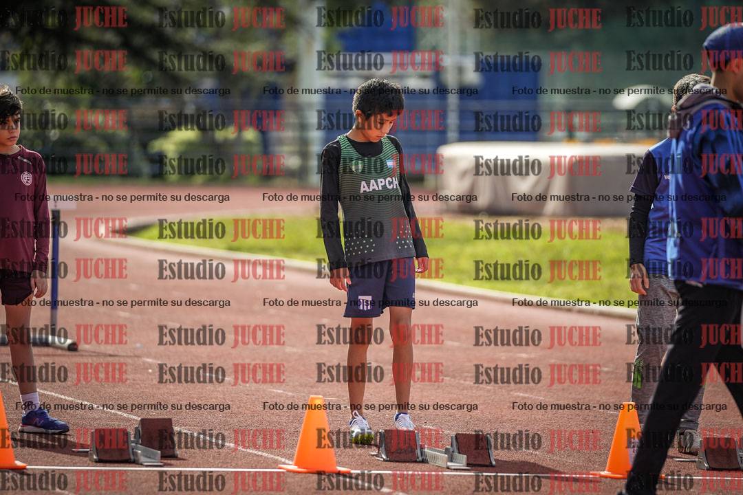Fotos de los 50 m llanos de varones