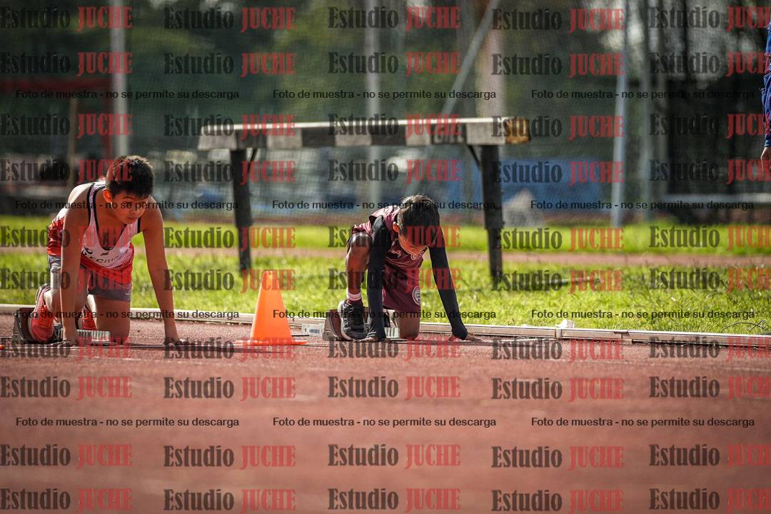 Fotos de los 50 m llanos de varones